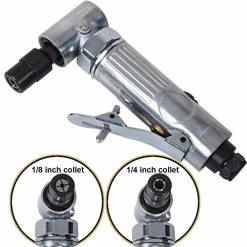 Top 10 🧨 YELWAY 1/4" Angle Air Die Grinder, 20000 RPM, 90 Degree Angled Air Die Grinder, Edge Series Air Angle Die Grinder With 1/4-inch, Mini Air Angle Die Grinder, Pneumatic Angle Die Grinder,Polished Color 😉 -Air Powered Tools Sales 51J97TlnKPL