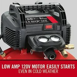 Buy 🎉 Air Compressor, 6-Gallon, Pancake, Oil-Free (C2002-ECOM) 🧨 -Air Powered Tools Sales 51Ja81BGtnL