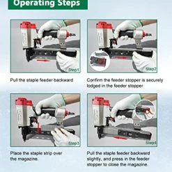 Budget ⌛ 18 Gauge K Series Or 90 Series 1/4-Inch Crown By Leg Length 1/2-Inch To 1-1/2-Inch Galvanized Fine Wire Staples Upholstery Staples (4000pcs/Box) (1-1/2-Inch(Box)) 💯 -Air Powered Tools Sales 51KL3NZp2sL