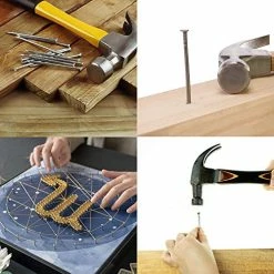 Best Sale 😍 HongWay 1500pcs Hardware Nails Assortment Kit, Galvanized Nails Set, Assorted 12 Sizes Wire And Common Brad Nails Flat Nails Finishing Nails Wall Nails For Pictures Hanging Woodworking ⭐ -Air Powered Tools Sales 51PsYlCxE1L