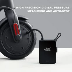 Buy 🤩 Tire Inflator Portable Air Compressor, 150PSI Tire Inflator, Digital Display Tires Inflatable Air Compressor, Type-C Charging, Emergency LED Light For Bicycle, E-Bike, Car, Ball, Motorbike 🔥 -Air Powered Tools Sales 51RwELxbFAL