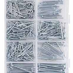 Flash Sale π₯ Hardware Nail Assortment Kit, Includes Finish, Wire, Common, Brad And Picture Hanging Nails π