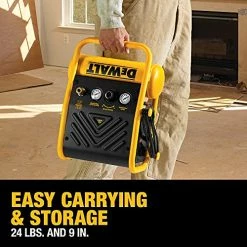 New ๐ Air Compressor, 135-PSI Max, 1 Gallon (D55140) , Yellow ๐ 7 New ๐ Air Compressor, 135-PSI Max, 1 Gallon (D55140) , Yellow ๐ -Air Powered Tools Sales 51XAV0BTG7L