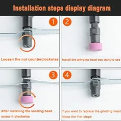 Promo 😉 1/4'' 1/8'' Extended Air Die Grinder Pneumatic Powerd Grinding Tool High Speed Engraving Tool ⭐ -Air Powered Tools Sales 51ZRVuWpc5L