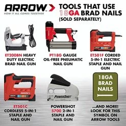 Deals ๐ BN1810CS 18-Gauge Steel Brad Nails For Molding, Cabinets, Framing, Trim, And Finishing, Safe To Use With Electric Or Battery Powered Nailers, Steel, 5/8 Inch, 1000 Pack ๐ 13 Deals ๐ BN1810CS 18-Gauge Steel Brad Nails For Molding, Cabinets, Framing, Trim, And Finishing, Safe To Use With Electric Or Battery Powered Nailers, Steel, 5/8 Inch, 1000 Pack ๐ -Air Powered Tools Sales 51aLHiZkHcL