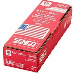 Wholesale 🥰 Senco DA25EPB 15 Gauge By 2-1/2 Inch Length Bright Basic Finish Nail (3,000 Per Box) ⌛ -Air Powered Tools Sales 51bupAt6jEL
