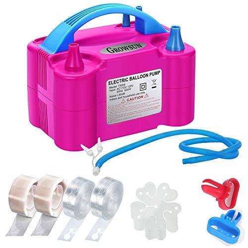 Promo 🥰 Balloons Pump Kit Electric Balloon Garland Arch Kit Air Blower Inflator For Party Decoration W/Ballons Tape Strip Rose Red 🔔 1 Promo 🥰 Balloons Pump Kit Electric Balloon Garland Arch Kit Air Blower Inflator For Party Decoration W/Ballons Tape Strip Rose Red 🔔