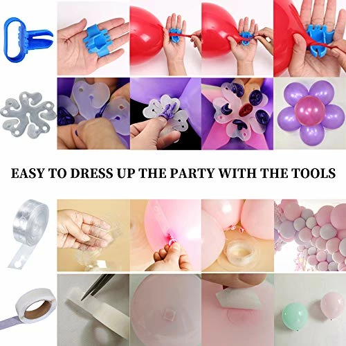 Promo 🥰 Balloons Pump Kit Electric Balloon Garland Arch Kit Air Blower Inflator For Party Decoration W/Ballons Tape Strip Rose Red 🔔 5 Promo 🥰 Balloons Pump Kit Electric Balloon Garland Arch Kit Air Blower Inflator For Party Decoration W/Ballons Tape Strip Rose Red 🔔 - Image 5