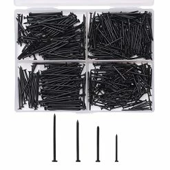 Outlet ⌛ Mr. Pen- Nail Assortment Kit, 600 Pcs, 4 Sizes, Black, Small Nails, Nails For Hanging Pictures, Finishing Nails, Wall Nails For Hanging, Pin Nails, Hardware Nails, Assorted Nails, Galvanized Nails 🎉 -Air Powered Tools Sales 51jZPhFe4jL