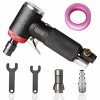 Buy 🧨 Air Die Grinder, With 1/4" And 1/8" Collets, Right Angle Die Grinder, 20,000 Rpm, Adjustable Speed, 2021 New Version Pneumatic Die Grinder, Bla 👍