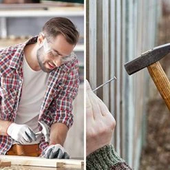 Top 10 👏 400pcs Hardware Nails Assortment Kit, Picture Hanging Nails, Galvanized Nails, Small Nails For Hanging Pictures, 7 Size Assortment For Finish Nails, Wood Nails, Wall Nails 👍 -Air Powered Tools Sales 51nMDIKIsVL