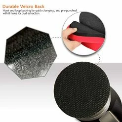 Best Pirce ✔️ Mini Air Sander, ZFE 1/2/3 Inch Random Orbital Air Sander, Mini Pneumatic Sander For Auto Body Work, High Speed Air Powered Sanders & Polisher With 15 Polishing Pads Buffing Pads,18 Sandpapers ⭐ -Air Powered Tools Sales 51nVm1lRRmL