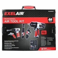 Top 10 🔔 By Milton EX4405KIT (44-Piece Professional Air Tool Accessory Kit) - Impact 🔧 Wrench, Air Ratchet, Die Grinder, Blow Gun, Air 🔨 Hammer, Dual Air Chuck, Tire Gauge, And Accessories ⭐