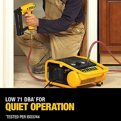 New ๐ Air Compressor, 135-PSI Max, 1 Gallon (D55140) , Yellow ๐ 2 New ๐ Air Compressor, 135-PSI Max, 1 Gallon (D55140) , Yellow ๐ - Image 2