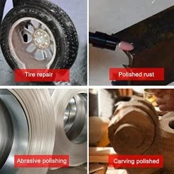 Promo 😉 1/4'' 1/8'' Extended Air Die Grinder Pneumatic Powerd Grinding Tool High Speed Engraving Tool ⭐ -Air Powered Tools Sales 51uTF2FGdML