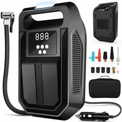 Best Pirce ๐ฅฐ Tire Inflator Portable Air Compressor 12V DC Car Air Pump With Digital Display, LED Light, Auto Shut Off Function, Set Of Nozzle Adaptors For Car, Motorcycle, Bicycle, Ball, And Other Inflatables Black ๐ 10 Best Pirce ๐ฅฐ Tire Inflator Portable Air Compressor 12V DC Car Air Pump With Digital Display, LED Light, Auto Shut Off Function, Set Of Nozzle Adaptors For Car, Motorcycle, Bicycle, Ball, And Other Inflatables Black ๐ -Air Powered Tools Sales 51ugFVVE yL. AC