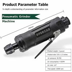 Brand new β Air Die Grinder, 1/4 Inch 1/8 Inch Pneumatic Die Grinder Kit 22000 RPM High Speed π 7 Brand new β Air Die Grinder, 1/4 Inch 1/8 Inch Pneumatic Die Grinder Kit 22000 RPM High Speed π -Air Powered Tools Sales 51yTkUt3S7S